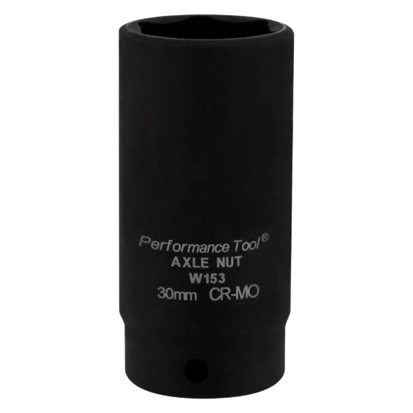 Performance Tool® - 6-Point 30 mm CHR-Moly Axle Nut Socket