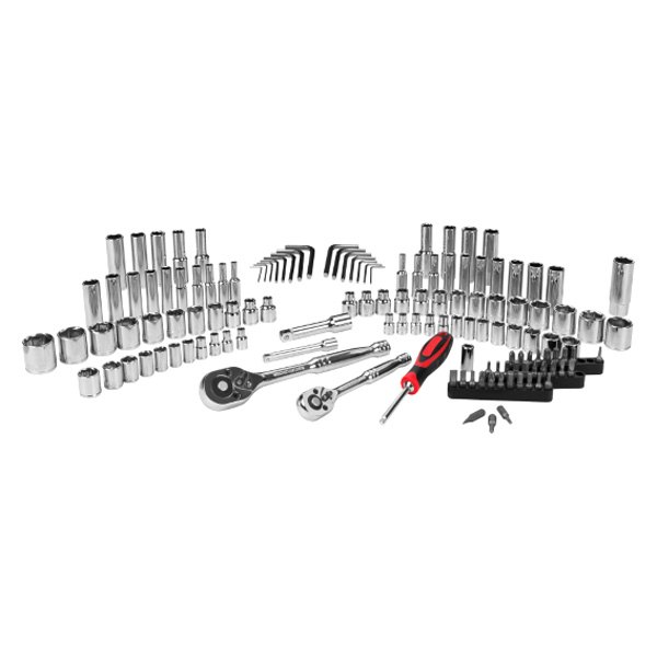 Performance Tool® - 134-piece Mechanics Tool Set in Blow Mold Storage/Carrying Case