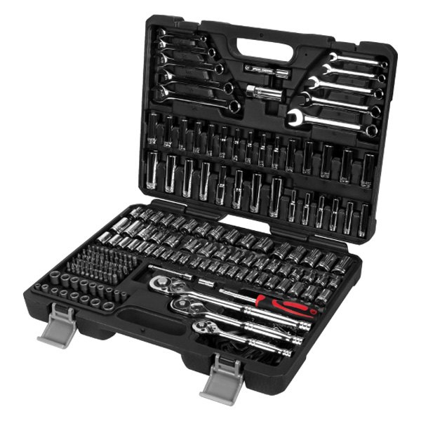 Performance Tool® - 210-piece Mechanics Tool Set in Blow Mold Storage/Carrying Case
