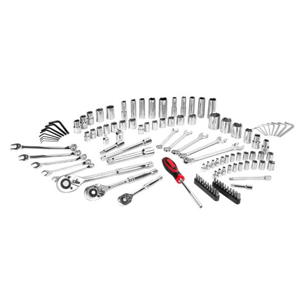 Performance Tool® - 114-piece Mechanics Tool Set in Blow Mold Storage/Carrying Case
