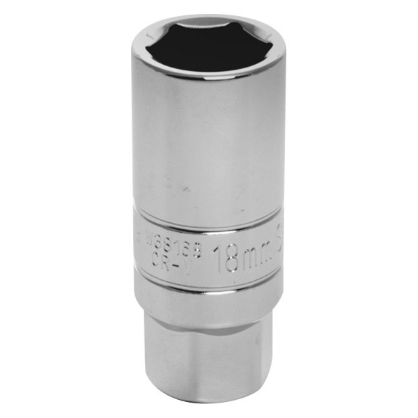 Performance Tool® - 3/8" Drive 21 mm Standard Metric 6-Point Spark Plug Socket with Logo