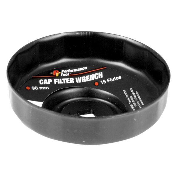 Performance Tool® - 15 Flutes 90 mm Bulk Cap Style Oil Filter Wrench