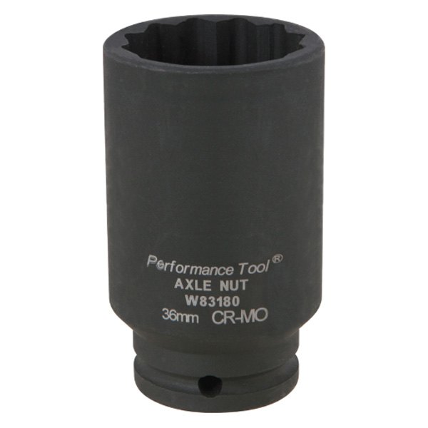 Performance Tool® - 12-Point 36 mm Axle Nut Socket