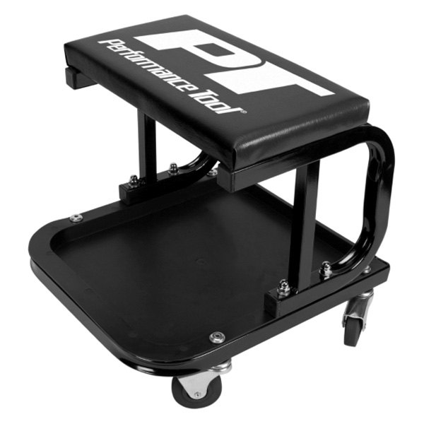 Performance Tool® - 250 lb Rectangular Creeper Seat with Tool Tray