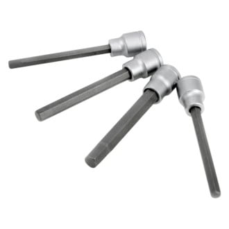 Performance Tool® - 4-piece 4" Brake Caliper Hex Bit Kit with Shaft