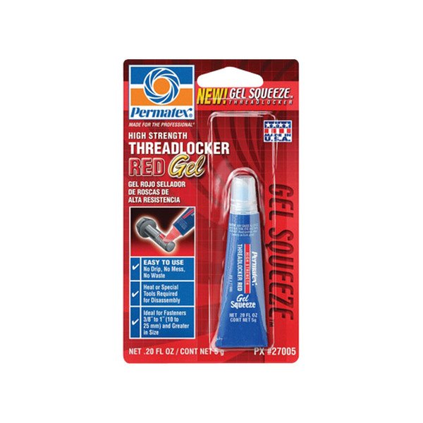 Permatex® - High Strength Threadlocker RED Gel