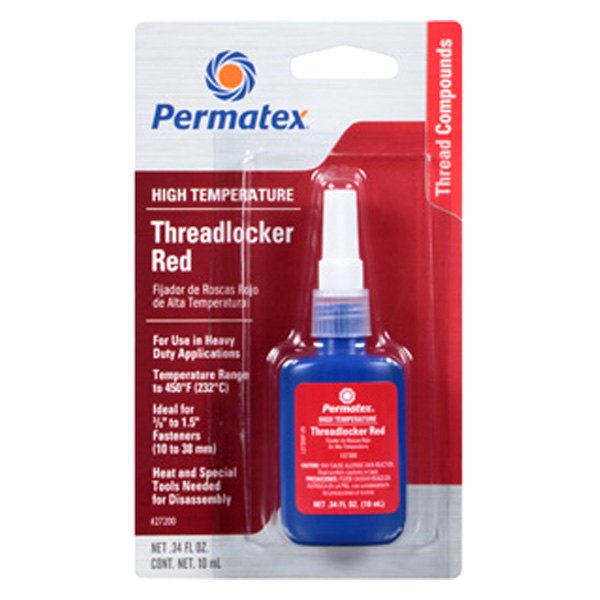 Permatex® - 6Ml Threadlocker Red Hi Temp