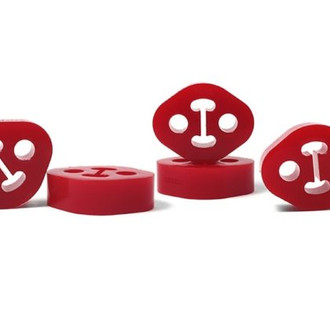 PERRIN Performance® - Red Exhaust Pipe Hanger