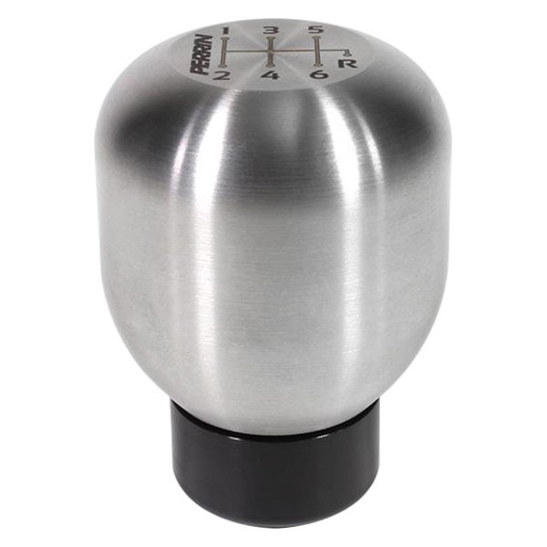 PERRIN Performance® - 6-Speed Manual Weighted Stainless Steel Shift Knob, Large