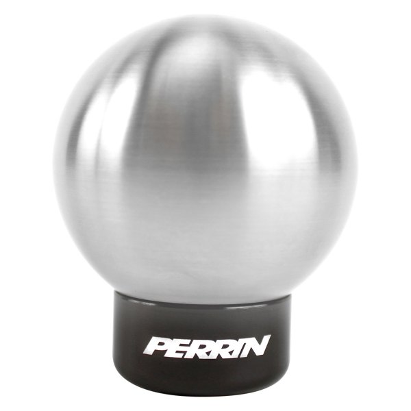 PERRIN Performance® - Ball Heavyweight Brushed Stainless Steel Shift Knob with Rattle Fix
