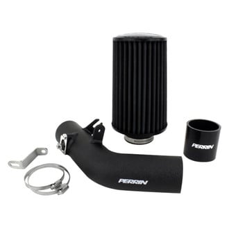 PERRIN Performance® - Textured Black Cold Air Intake System with Black Filter