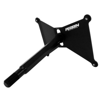 PERRIN Performance® - Black Texture Powder Coat License Plate Relocate Kit