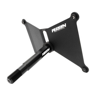 PERRIN Performance® - Black Texture Powder Coat License Plate Relocate Kit