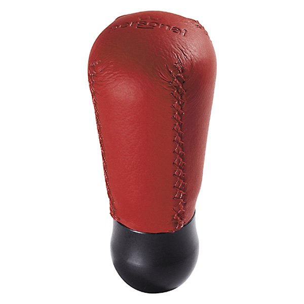 Personal® - Drop Style Red Leather Shift Knob