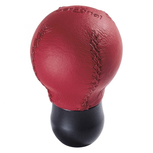 Personal® - Ball Style Red Leather Shift Knob