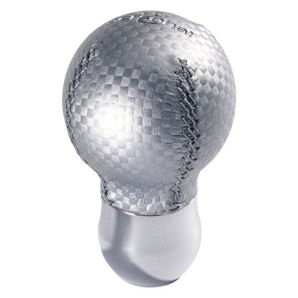 Personal® - Ball Style Inox Silver Leather Shift Knob
