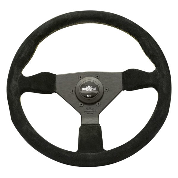  Personal® - 3-Spoke Grinta Suede Black Steering Wheel