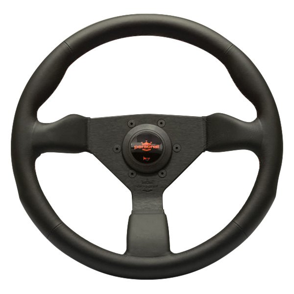 Personal® - 3-Spoke Neo Grinta Leather Black Steering Wheel