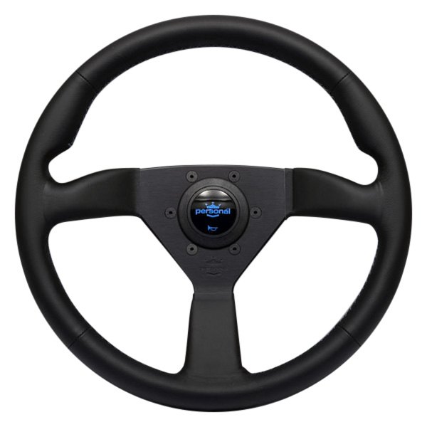 Personal® - 3-Spoke Neo Eagle Leather Black Steering Wheel