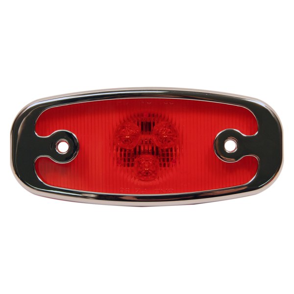 Peterson® V133XR 133 Piranha® 4.75"x2" Red Rectangular LED Side