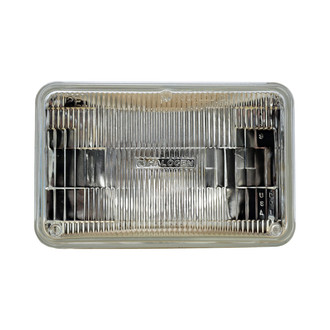 Philips® - 4x6" Rectangular Chrome Factory Style Sealed Beam Headlight (H4666, 165mm)