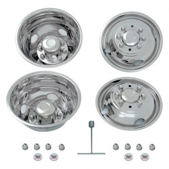 Phoenix USA® - 16" D.O.T. Liner 4 Hand Hole Polished Wheel Simulator Set