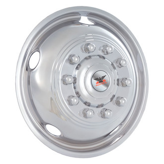 Phoenix USA® - 19.5" x 6" D.O.T. Liner 5 Hand Hole Polished Wheel Simulators