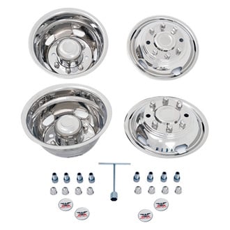 Phoenix USA® - 17" D.O.T. Liner 5 Hand Hole Polished Wheel Simulator Set