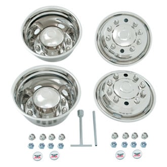 Phoenix USA® - 19.5" x 7.5" D.O.T. Liner 5 Hand Hole Polished Wheel Simulator Set