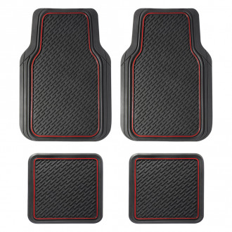 Pilot® - Pixo 1st & 2nd Row Black Floor Mat Set