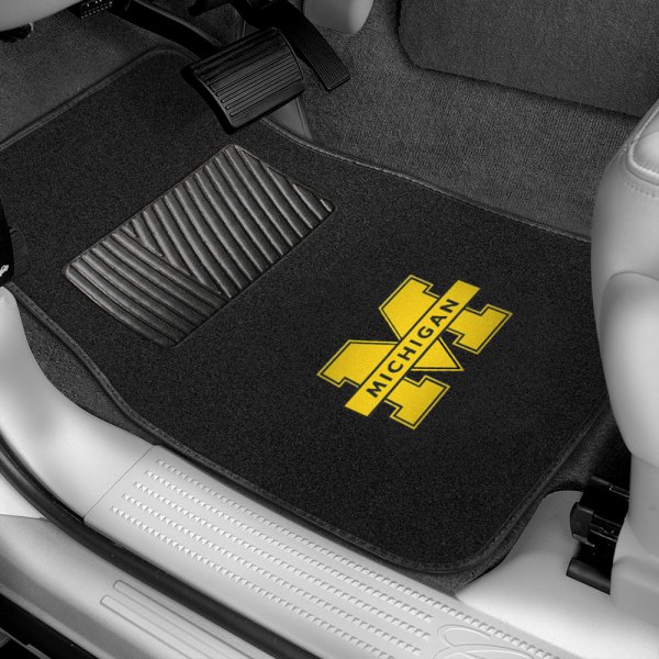  Pilot® - Collegiate Black Floor Mat Set with Michigan Logo