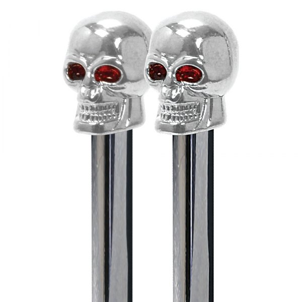 Pilot® - Chrome Skull Door Lock Pins
