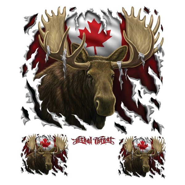 Pilot® - "Canadian Moose" 6" x 8" Decal