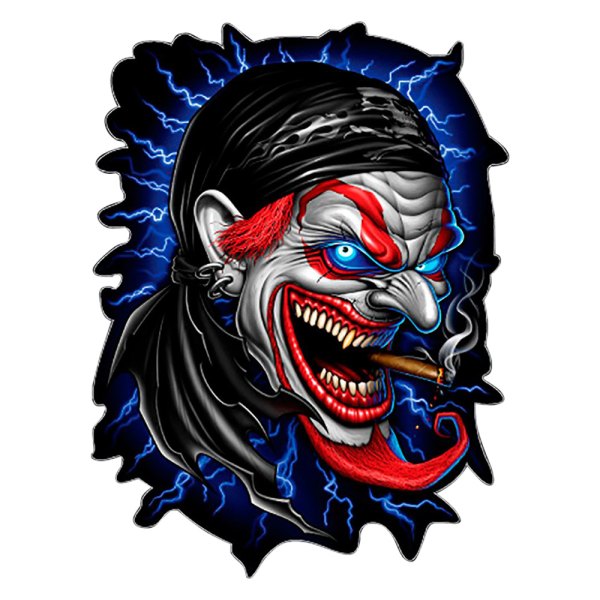 Pilot® - "Jester with Cigar" 6" x 8" Decal