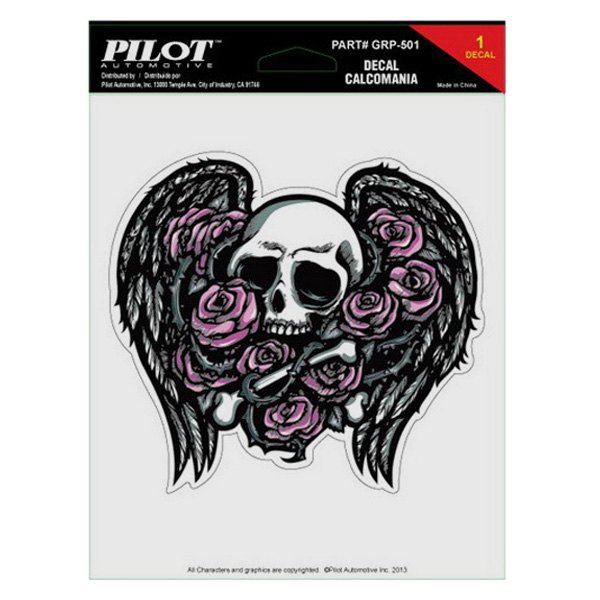 Pilot® - Winged Skull Decal