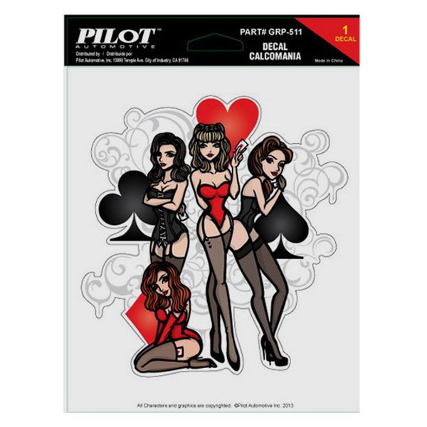 Pilot® - 6" x 8" Card of Girls Decal