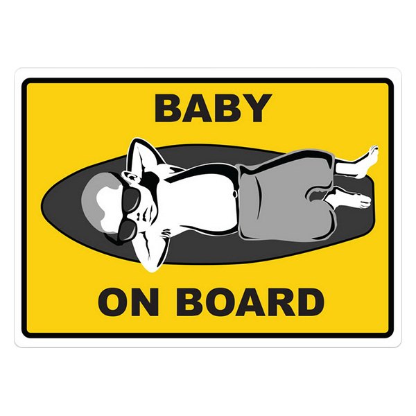 Pilot® - 6" x 8" Baby on Board Vinyl Decal