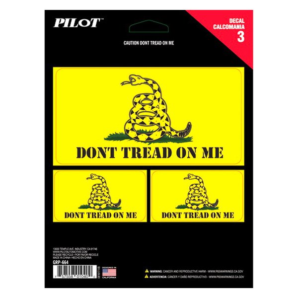Pilot® - 6" x 8" Caution Don't Tread on Me
