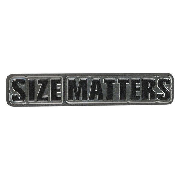 Pilot® - "Size Matters" Chrome Emblem