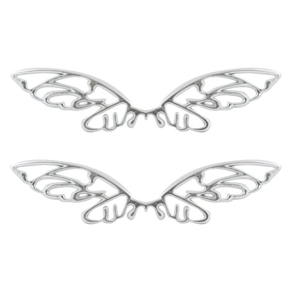 Pilot® - "Butterfly" Chrome Rear Mirror Emblem