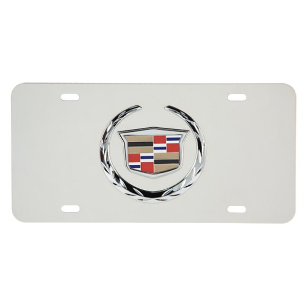 Pilot® - License Plate with 3D Cadillac Logo