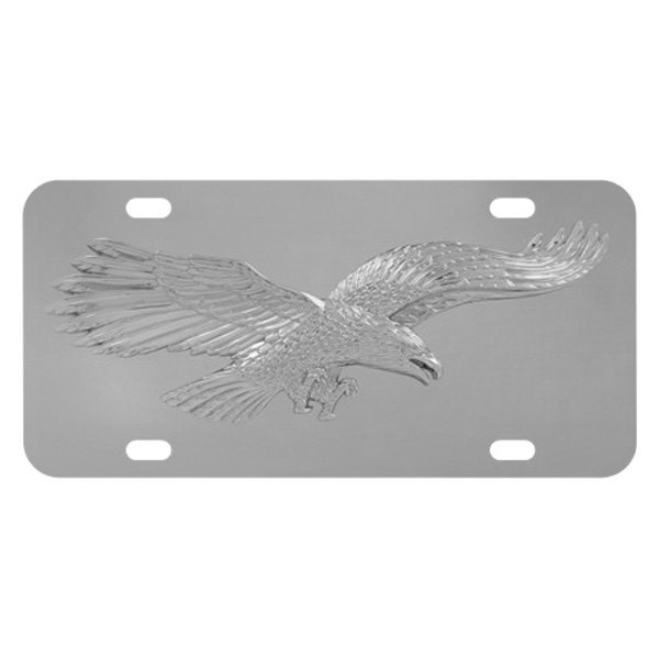 Pilot® - License Plate with 3D Eagle Logo