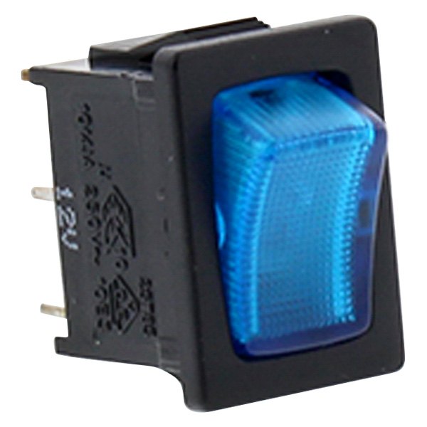  Pilot® - Mini Rocker Illuminated Blue Switch