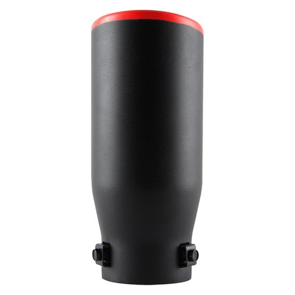 Pilot® - Stainless Steel Round Angle Cut Black Coated Exhaust Tip