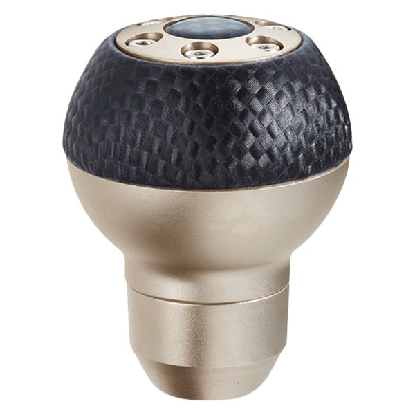 Pilot® - Manual Nickel Shift Knob with Black Leather