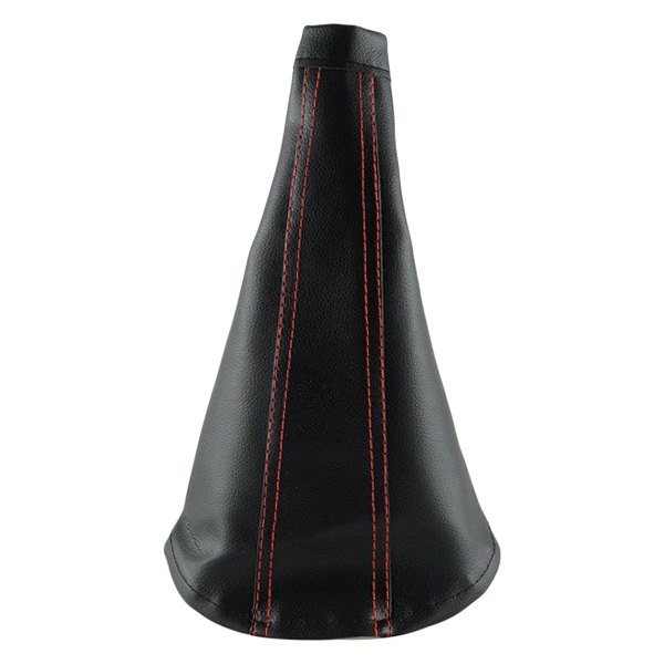 Pilot® - Black Hand Brake Boot Cover with Red Stitch