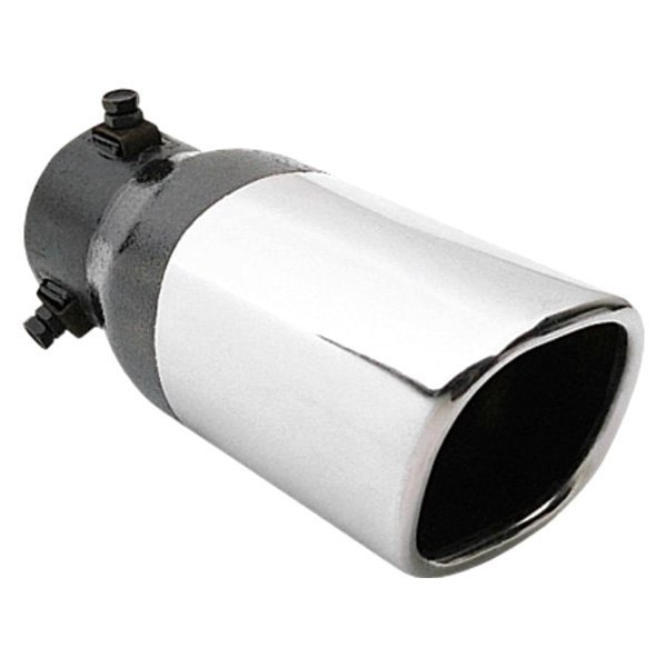 Pilot® - Stainless Steel Oval Resonated Angle Cut Exhaust Tip