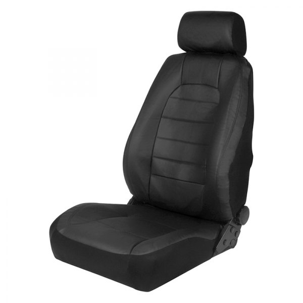  Pilot® - Super Sport Synthetic Leather 1st Row Black Seat Covers