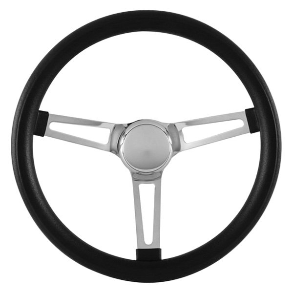 Pilot® - Classic Vintage Style Steering Wheel with Black Foam Grip