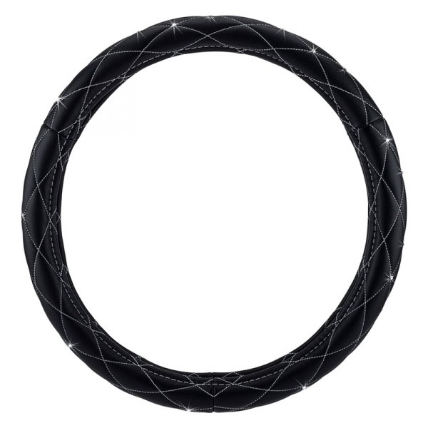 Pilot® - Special Edition Swarovski Crystal Embellished Black Steering Wheel Cover